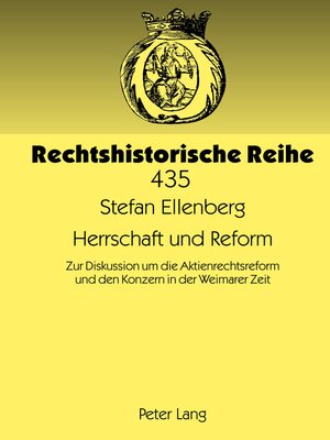 cover image of Herrschaft und Reform